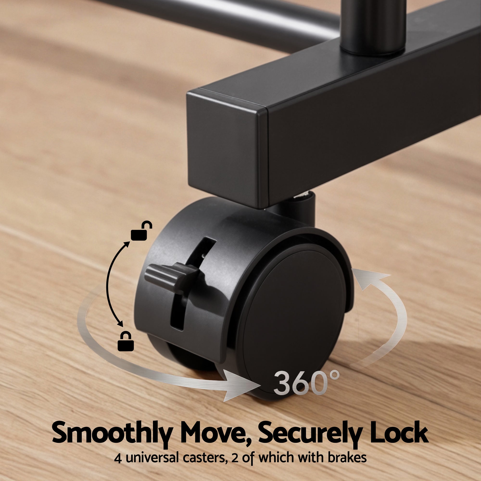 Artiss Clothes Rack Double Rod Airer Rail Coat Stand Hanger Storage Shelf