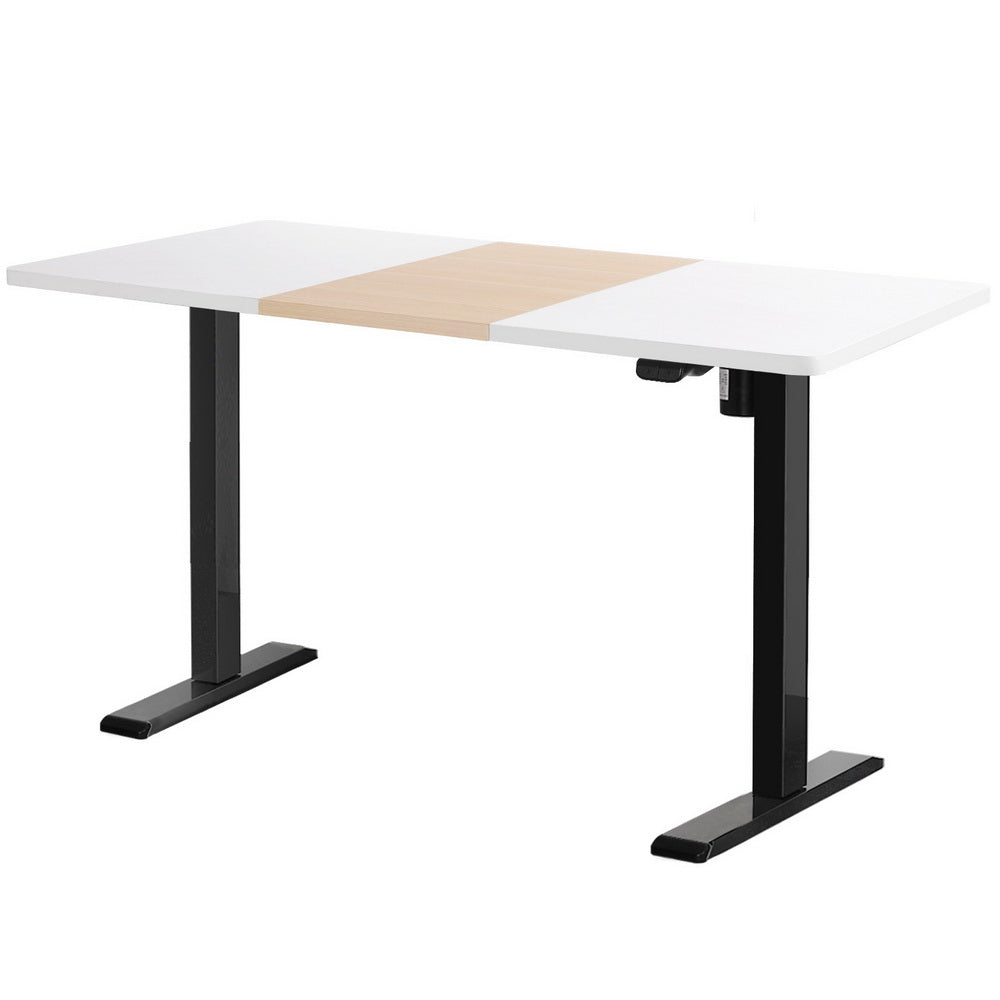 Artiss 140cm Motorised Standing Desk Dual-Motor Adjustable Black Frame