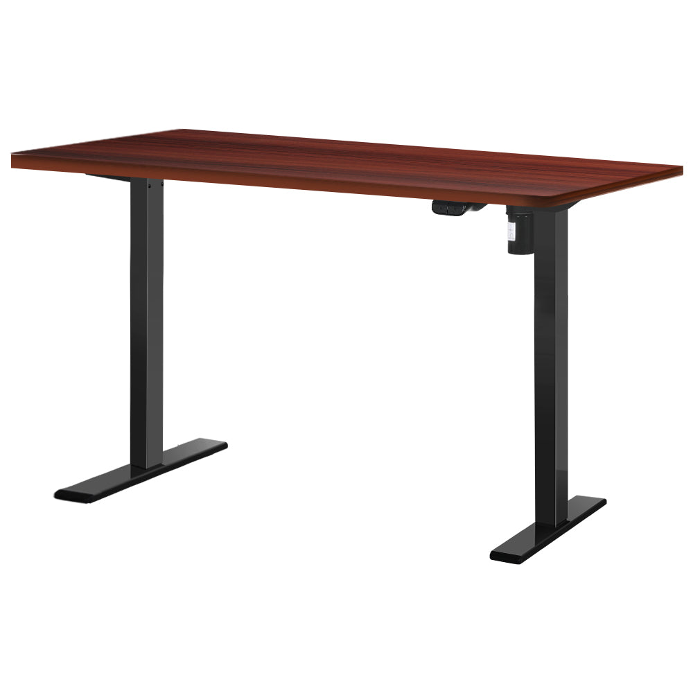 Artiss 120CM Motorised Standing Desk Walnut