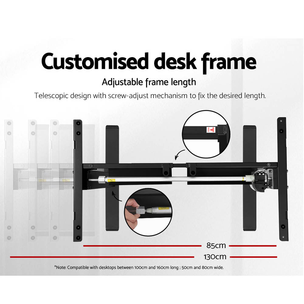Artiss 120CM Motorised Standing Desk White