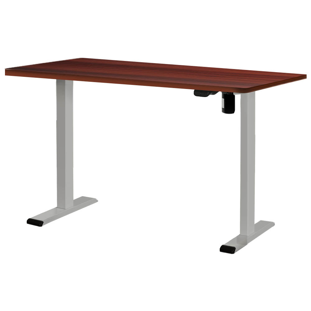 Artiss 140CM Motorised Standing Desk Walnut