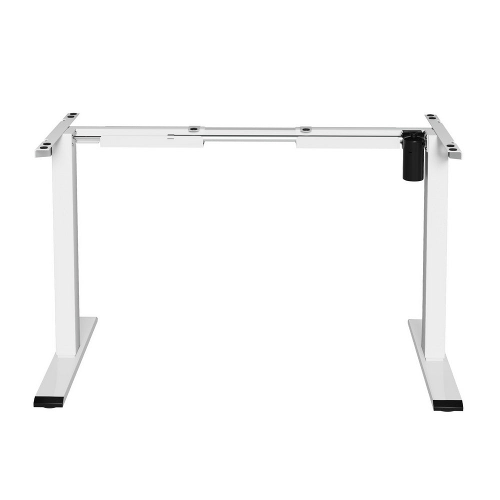 Artiss Motorised Desk Frame Height Adjustable 70KG Load White