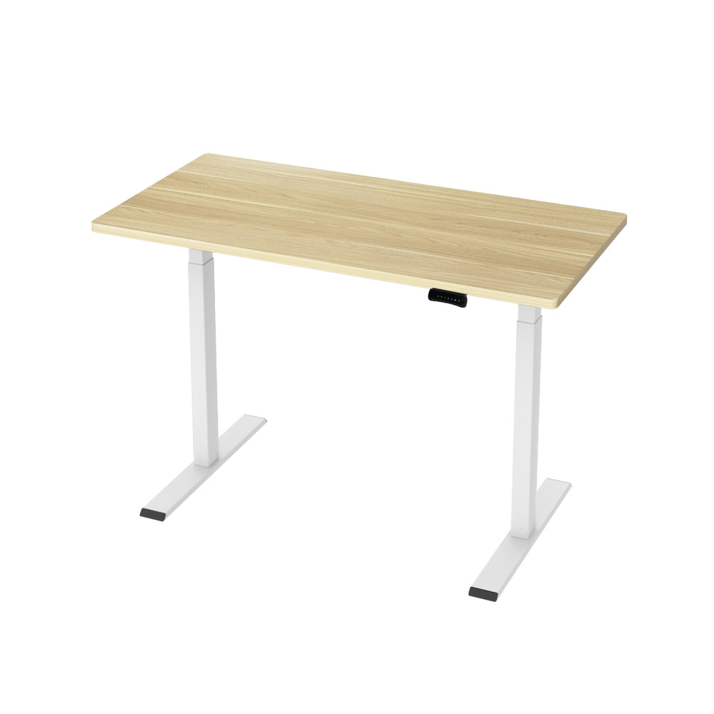 Artiss 120cm Standing Desk Dual Motor White Oak