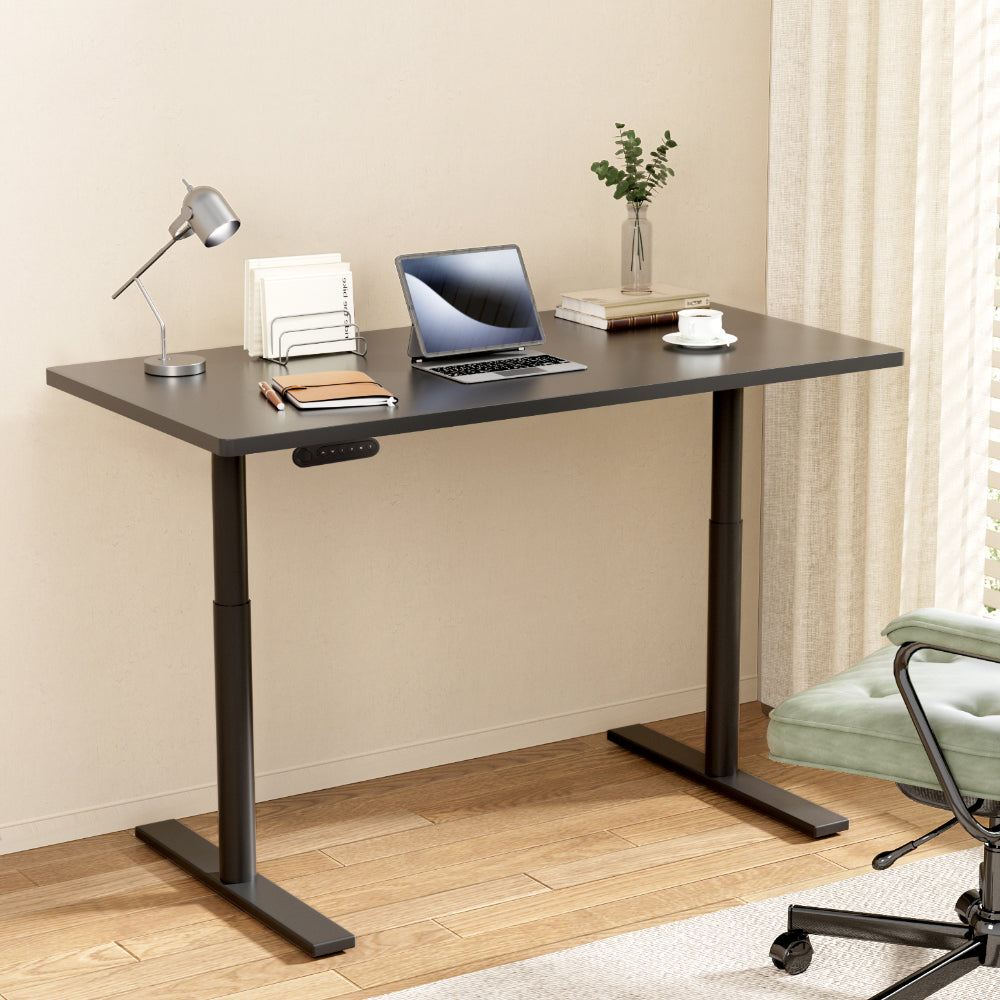 Artiss 120CM Motorised Electric Standing Desk Dual Motor Black