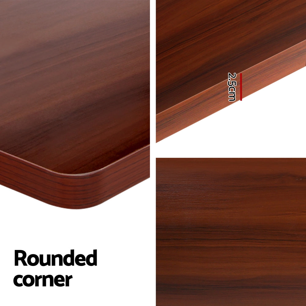 Artiss 120CM Motorised Standing Desk Dual Motor Walnut