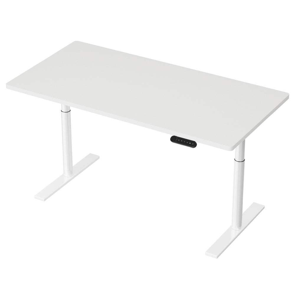 Artiss 140cm Motorised Standing Desk Dual Motor White