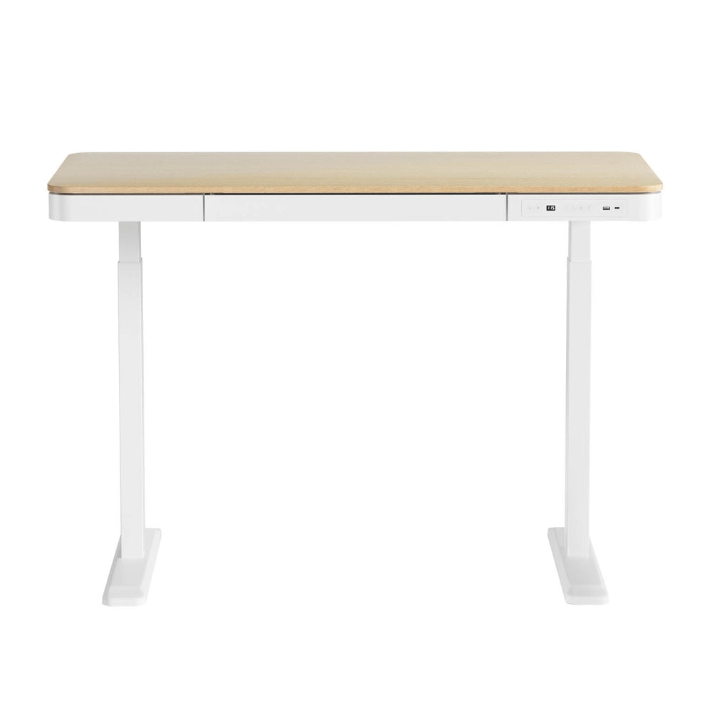 Artiss 120CM Electric Standing Desk Dual Motor Oak