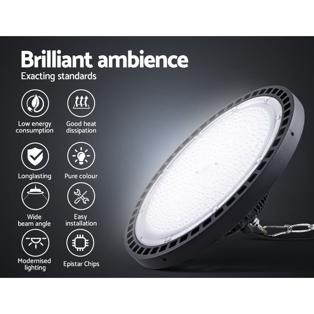 Leier 200W LED High Bay Light UFO Industrial Workshop Warehouse Lamp
