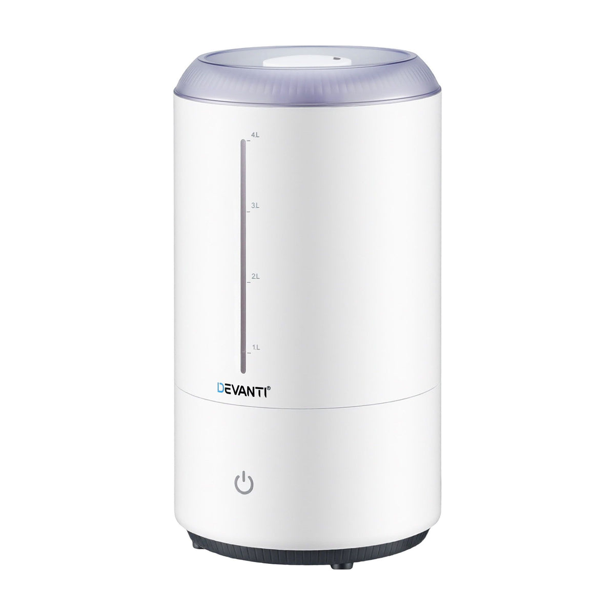 Devanti Ultrasonic Humidifier Aroma Diffuser 4L Top Fill White
