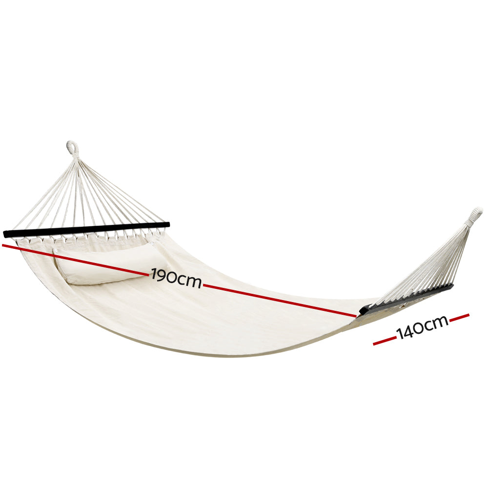 Gardeon 2 Person Hammock Bed with Pillow Outdoor Hanging Chair