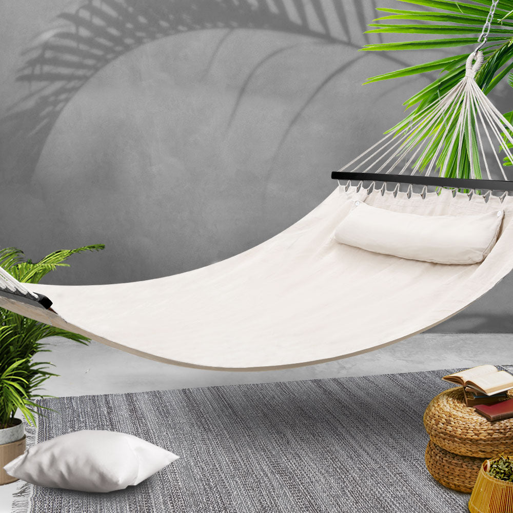 Gardeon 2 Person Hammock Bed with Pillow Outdoor Hanging Chair
