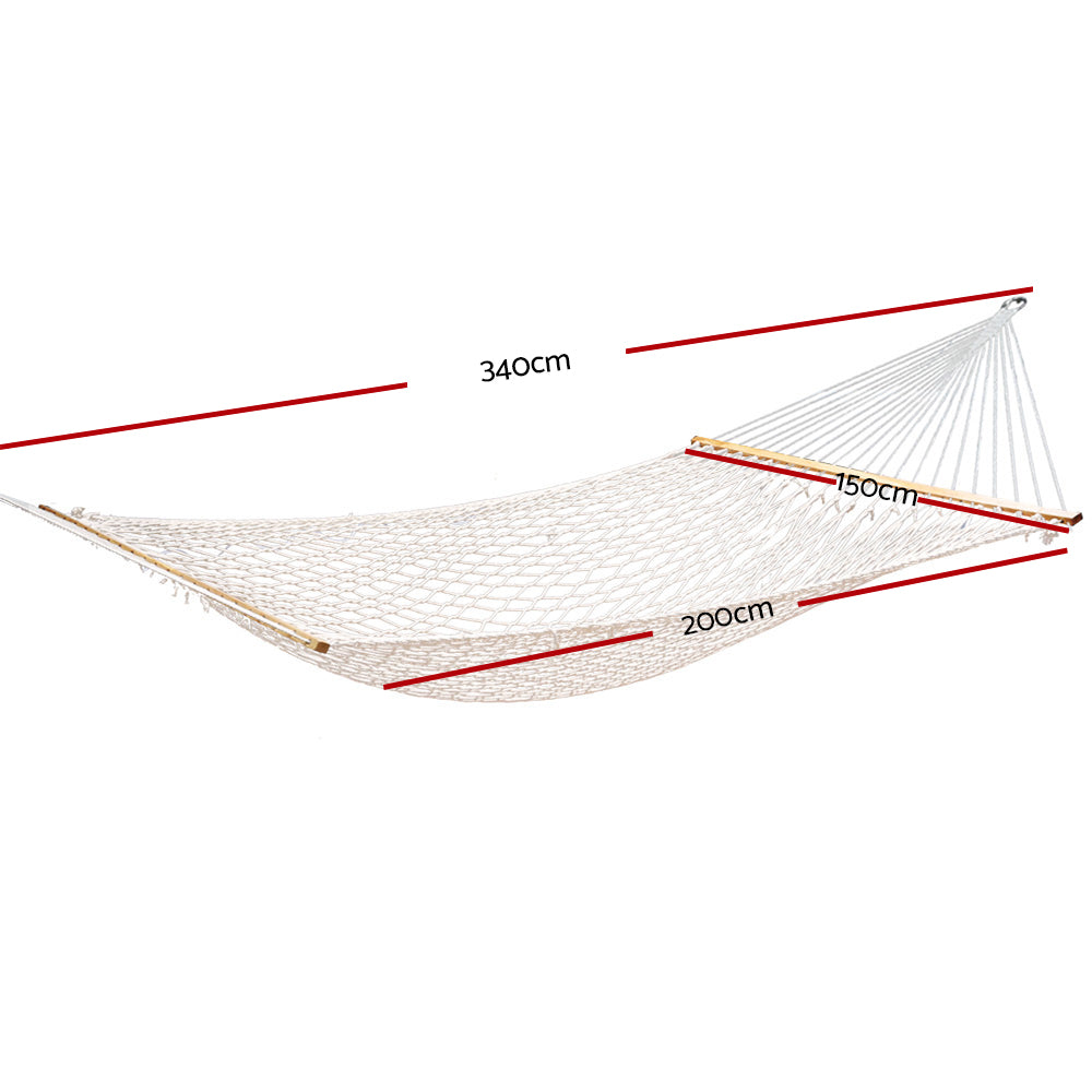 Gardeon 2-Person Mesh Hammock Bed Outdoor Camping Chair