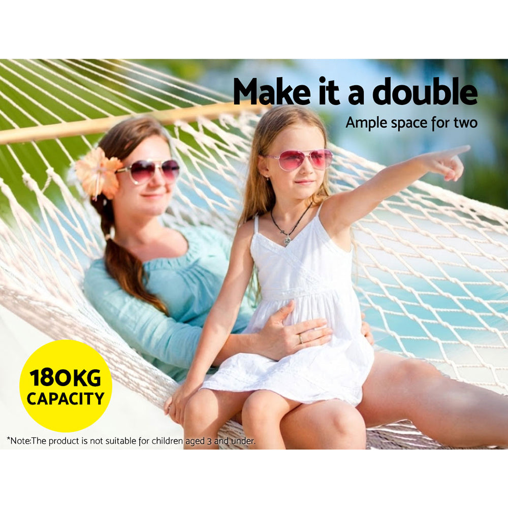 Gardeon 2 Person Hanging Hammock Bed Outdoor Chair