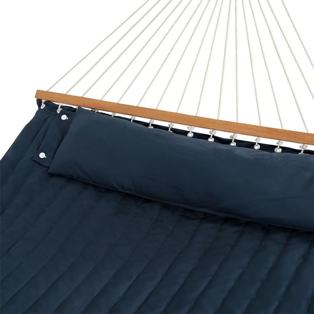 Gardeon Outdoor Hanging Hammock Bed Portable Chair Blue