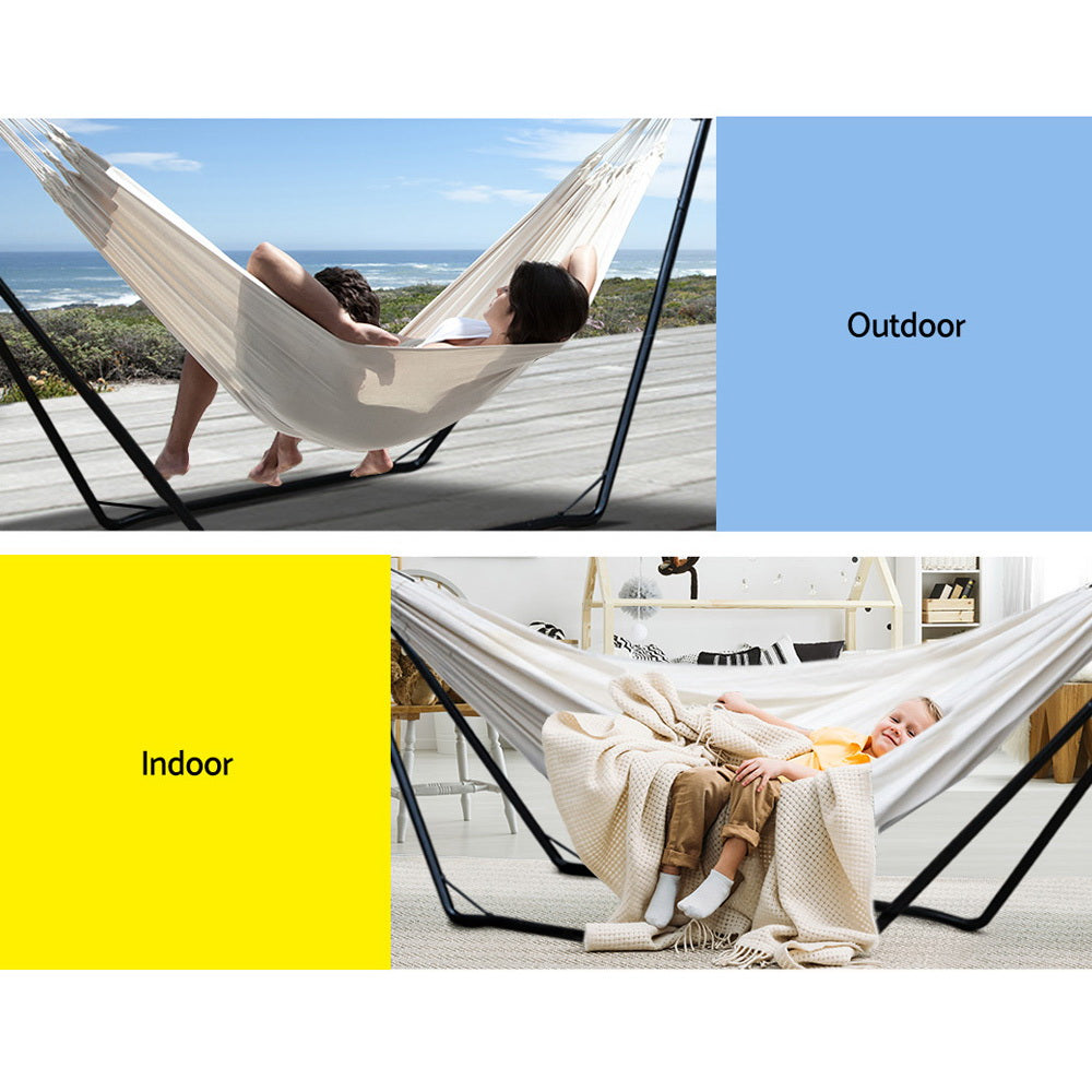 Gardeon Outdoor Hammock Bed Steel Frame Camping Stand