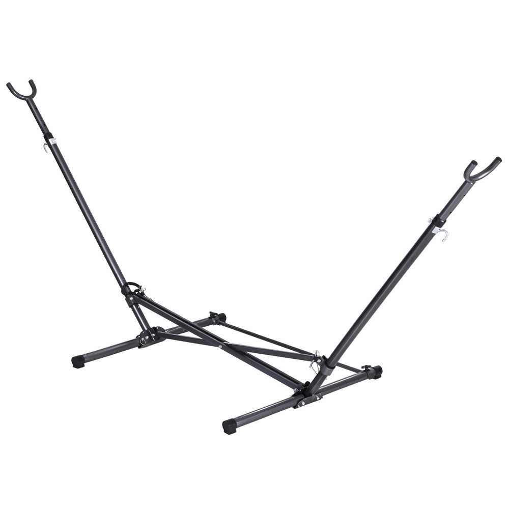 Gardeon Adjustable Steel Hammock Bed Stand Outdoor Indoor
