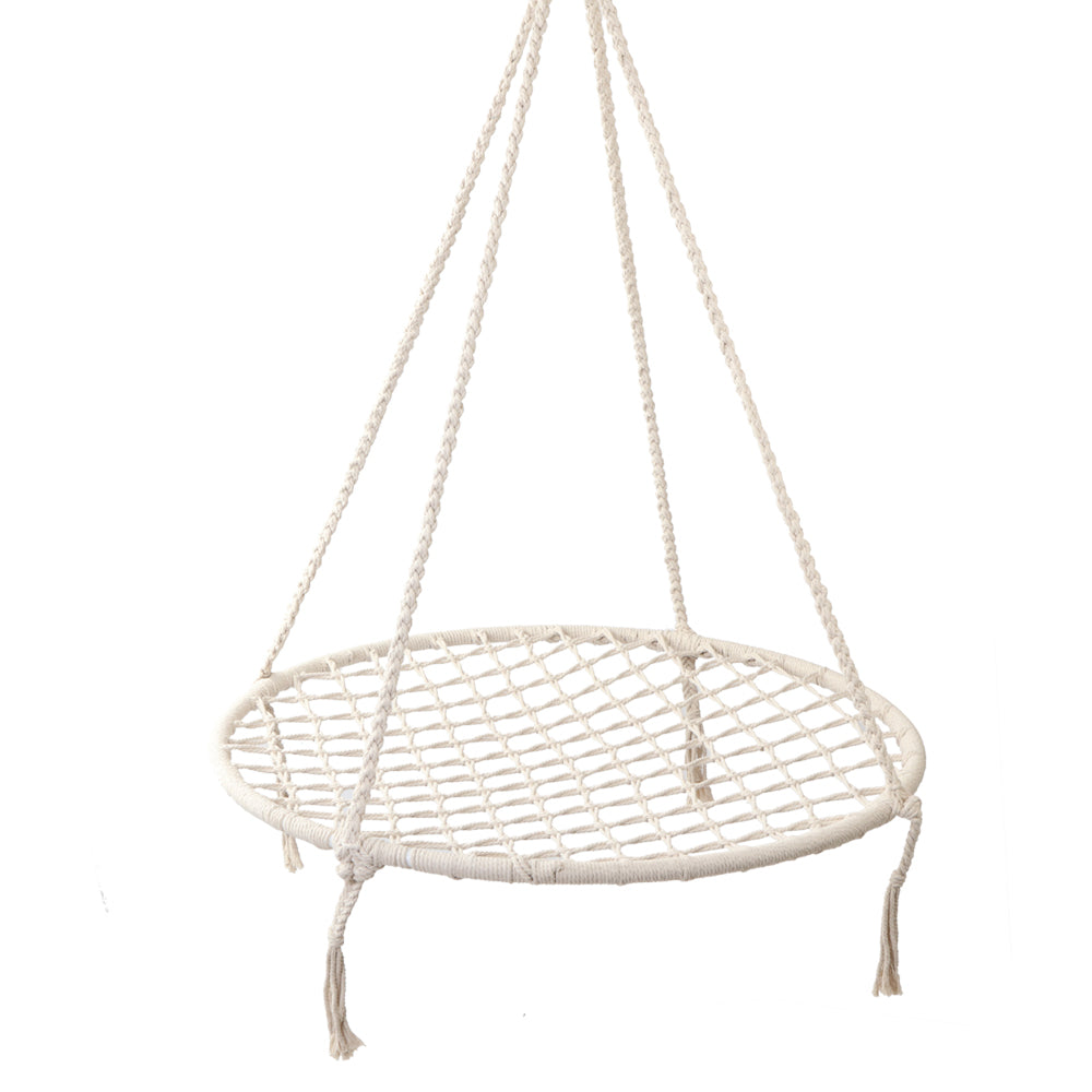 Gardeon 100cm Hammock Chair Outdoor/Indoor Tree Swing Nest Web