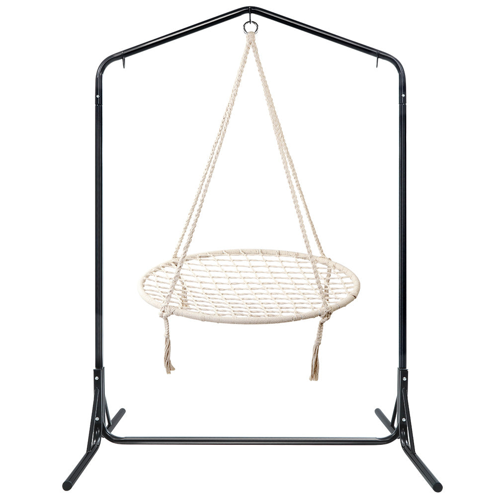Nest 100cm Hammock Chair with Stand Outdoor Swing