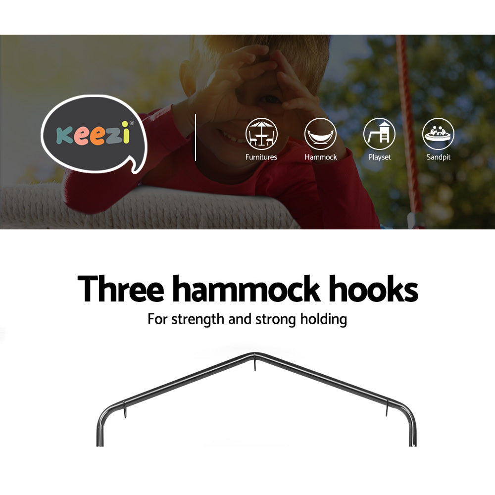 Nest 100cm Hammock Chair with Stand Outdoor Swing