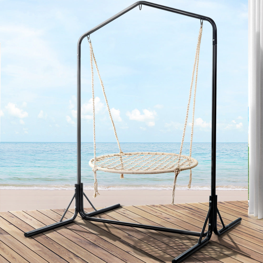 Nest 100cm Hammock Chair with Stand Outdoor Swing