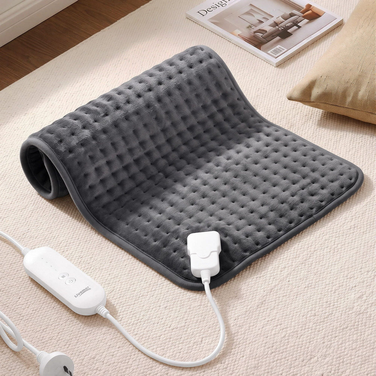 Livemor Electric Heating Pad 60x30cm 4 Heat Settings