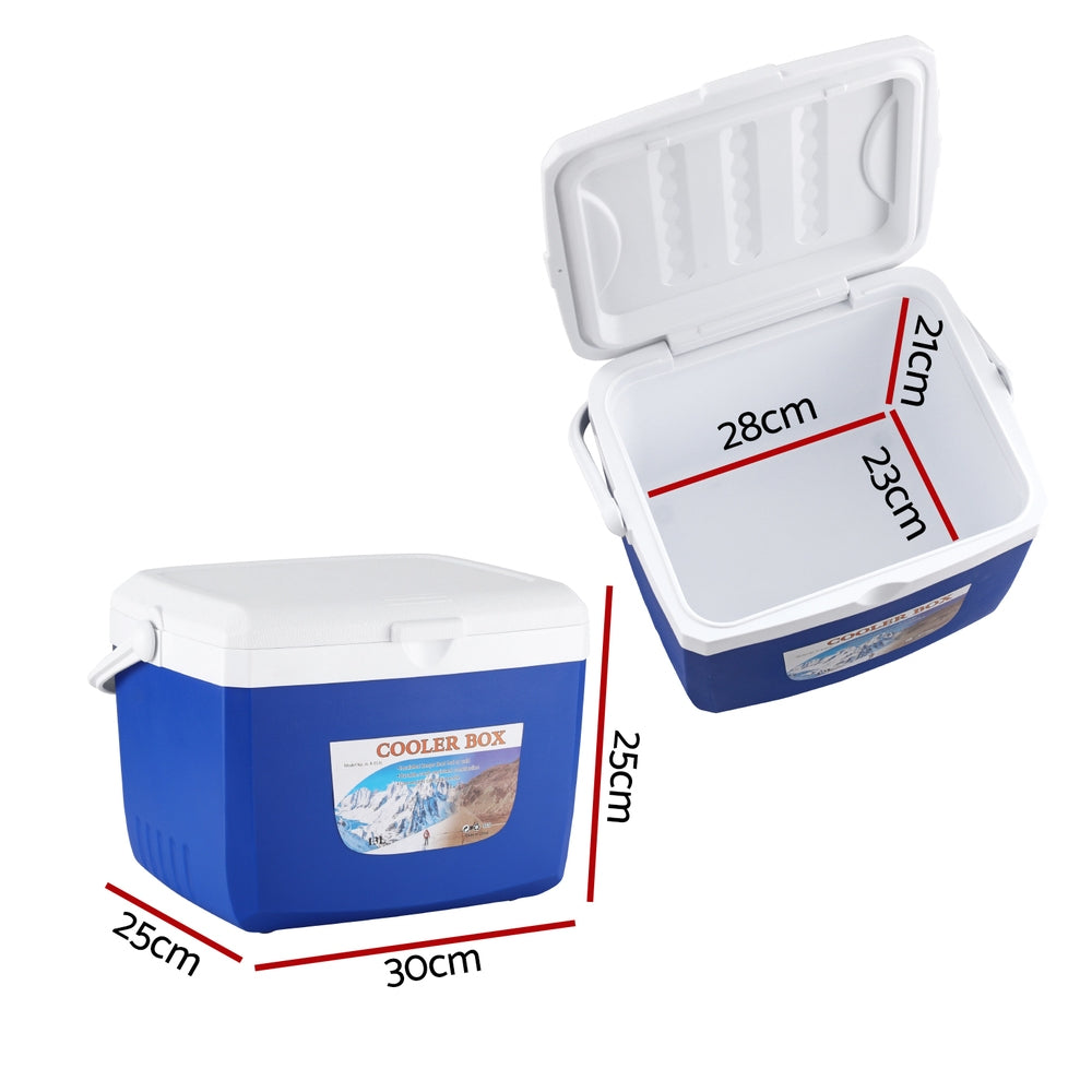 Glacio 13L Portable Camping Fridge Ice Cooler Box Blue