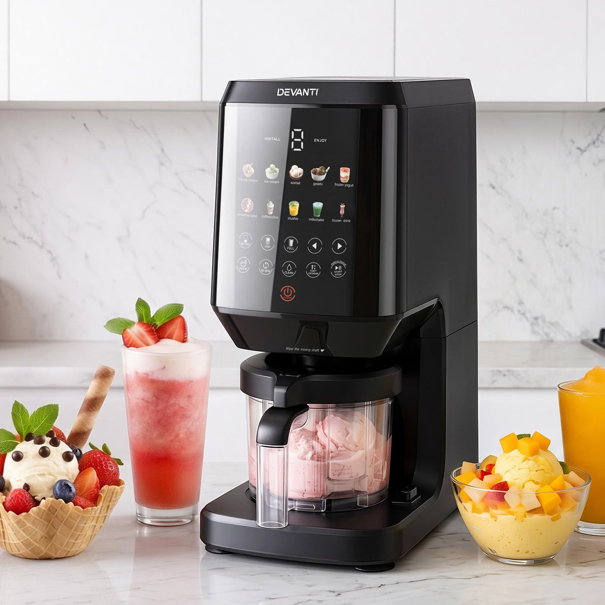 Devanti 10-in-1 Ice Cream Maker and Gelato Machine