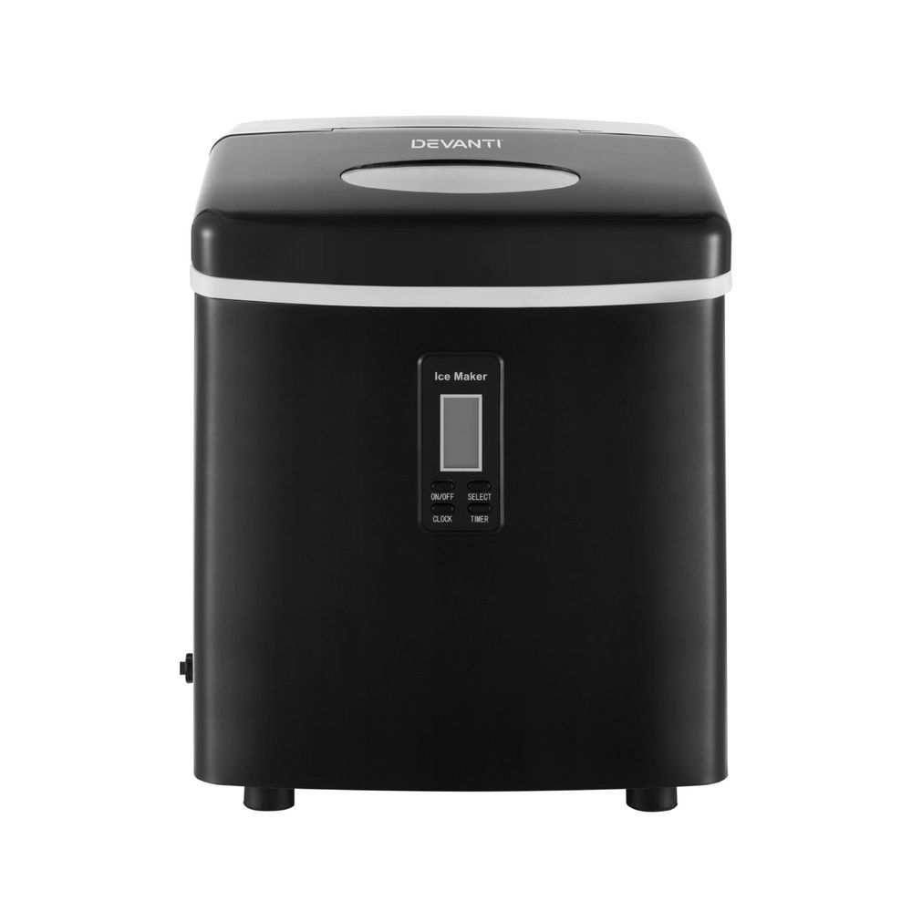 Devanti Portable Ice Maker Machine 15kg Black