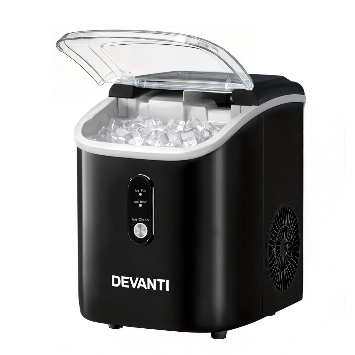 Devanti Nugget Ice Maker Machine 15kg Per Day Countertop
