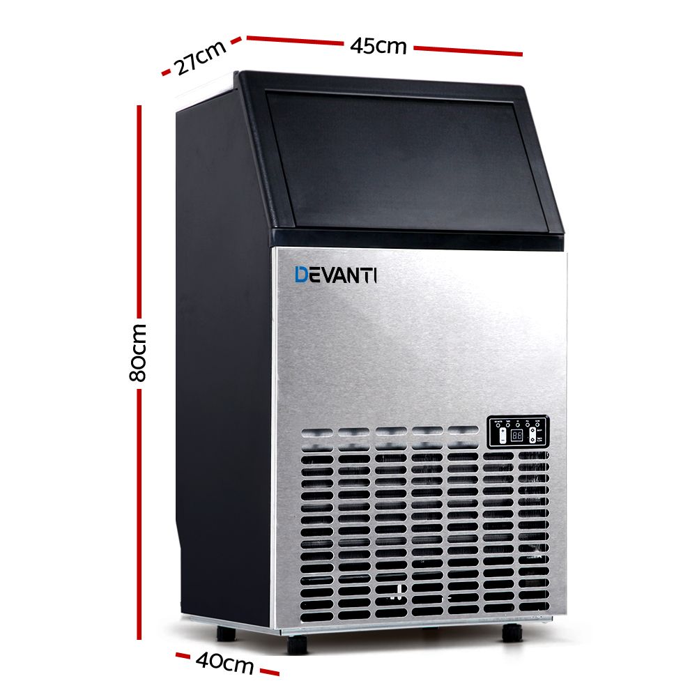 Devanti Commercial Ice Maker Machine 45-60kg Capacity