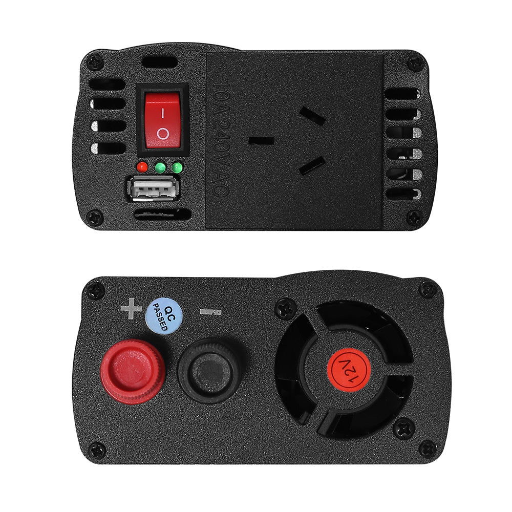 Giantz 600W/1200W Pure Sine Wave Inverter 12V to 240V Camping Car Boat