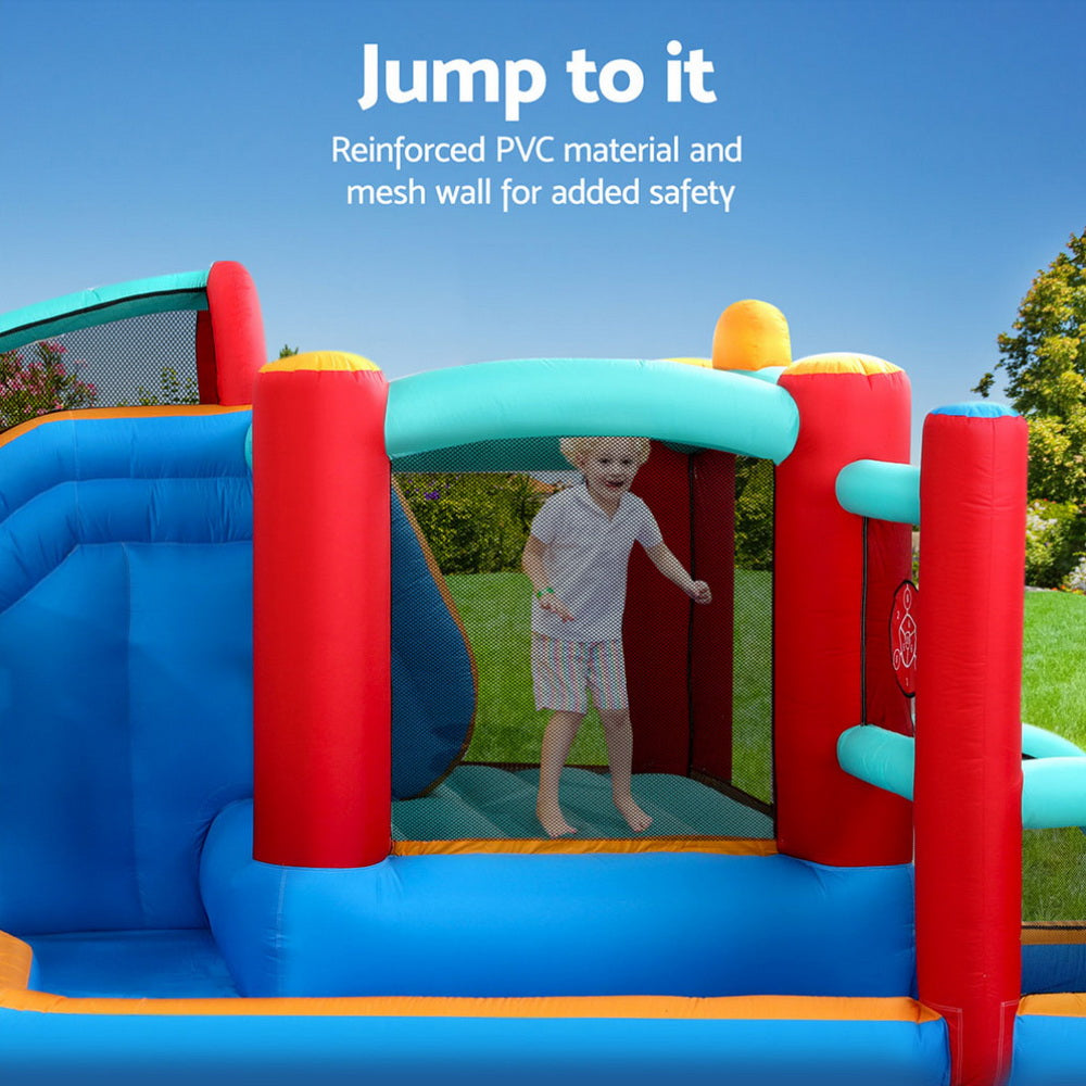 Kids Inflatable Water Park Slide Castle 615x322cm