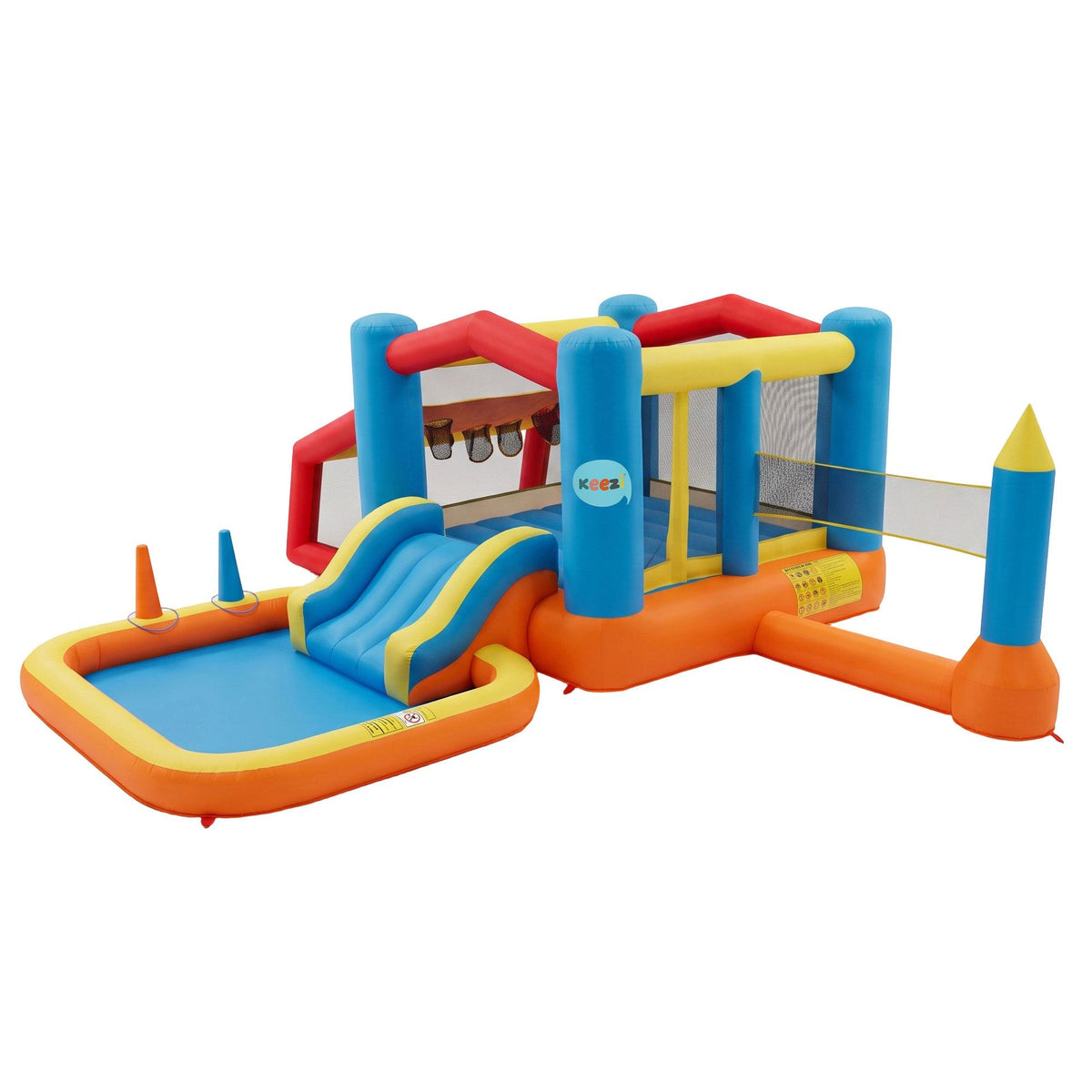 Keezi Kids Inflatable Play Park Jumping Castle 4mx4.37m