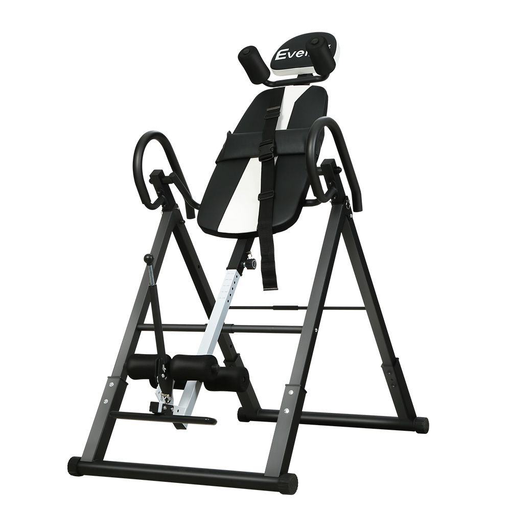 Everfit Inversion Table Back Stretcher Home Gym Grey
