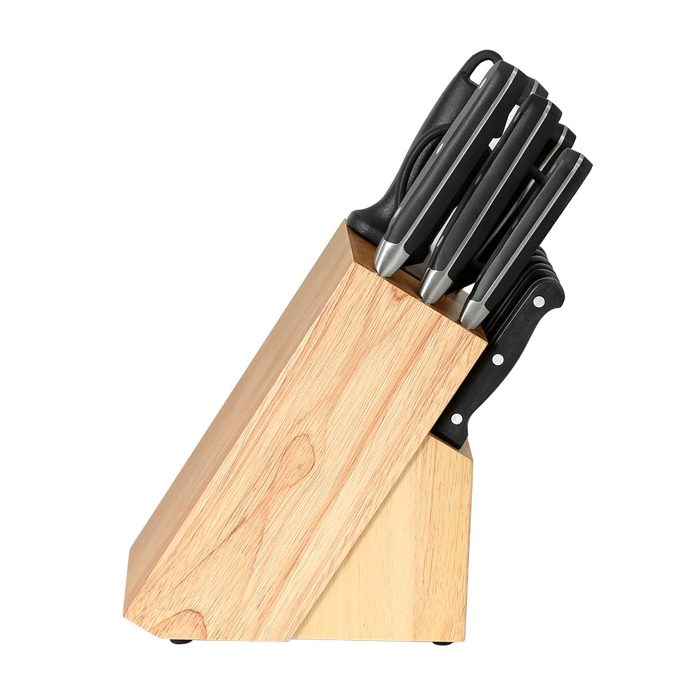 5-Star Chef 14-Piece Kitchen Knife Set Stainless Steel Non-stick with Sharpener