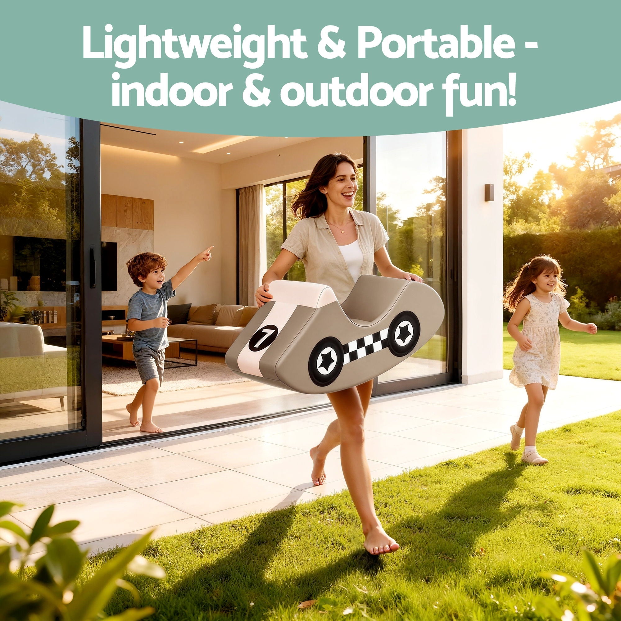 Kids Climbing Blocks 3Pcs Foam Toddler Playset Soft Indoor Climbing Toy Rocker