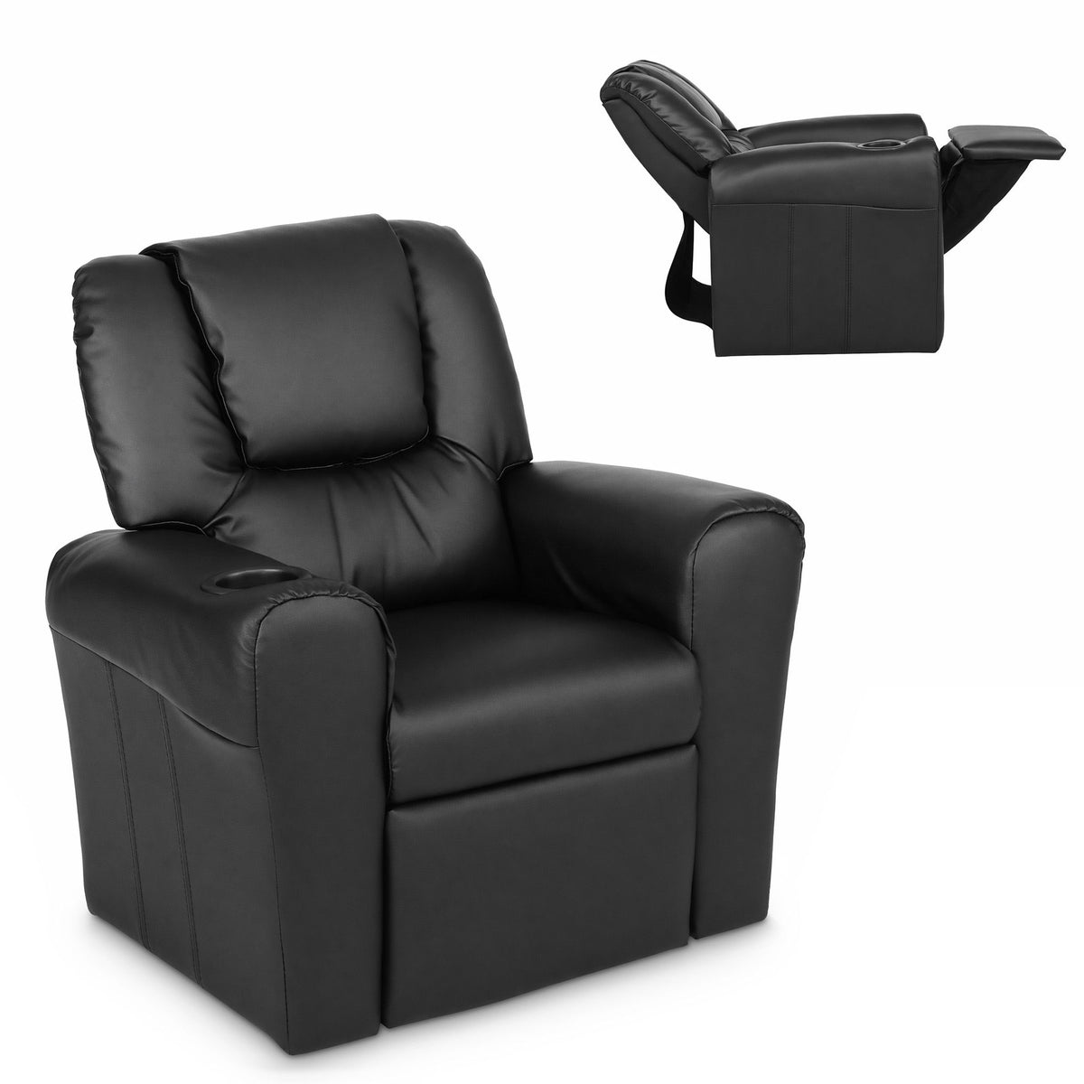 Keezi Kids Recliner Chair PU Leather Lounge Sofa Armchair