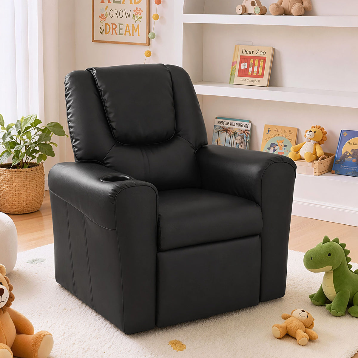 Keezi Kids Recliner Chair PU Leather Lounge Sofa Armchair