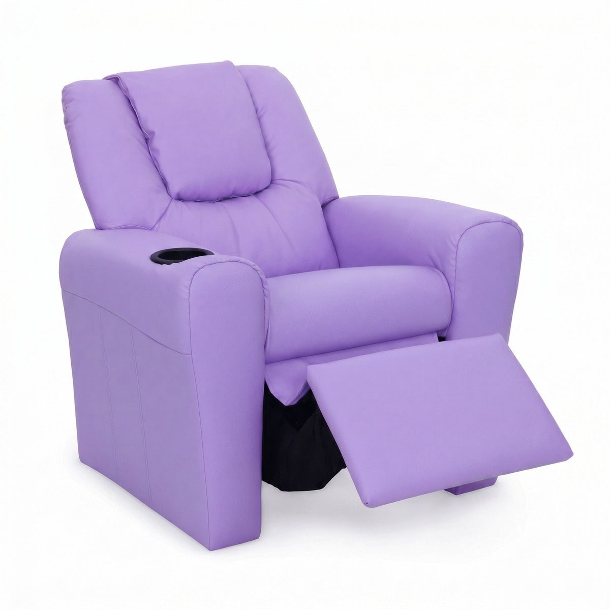 Keezi Kids Recliner Chair PU Leather Lounge Couch Purple