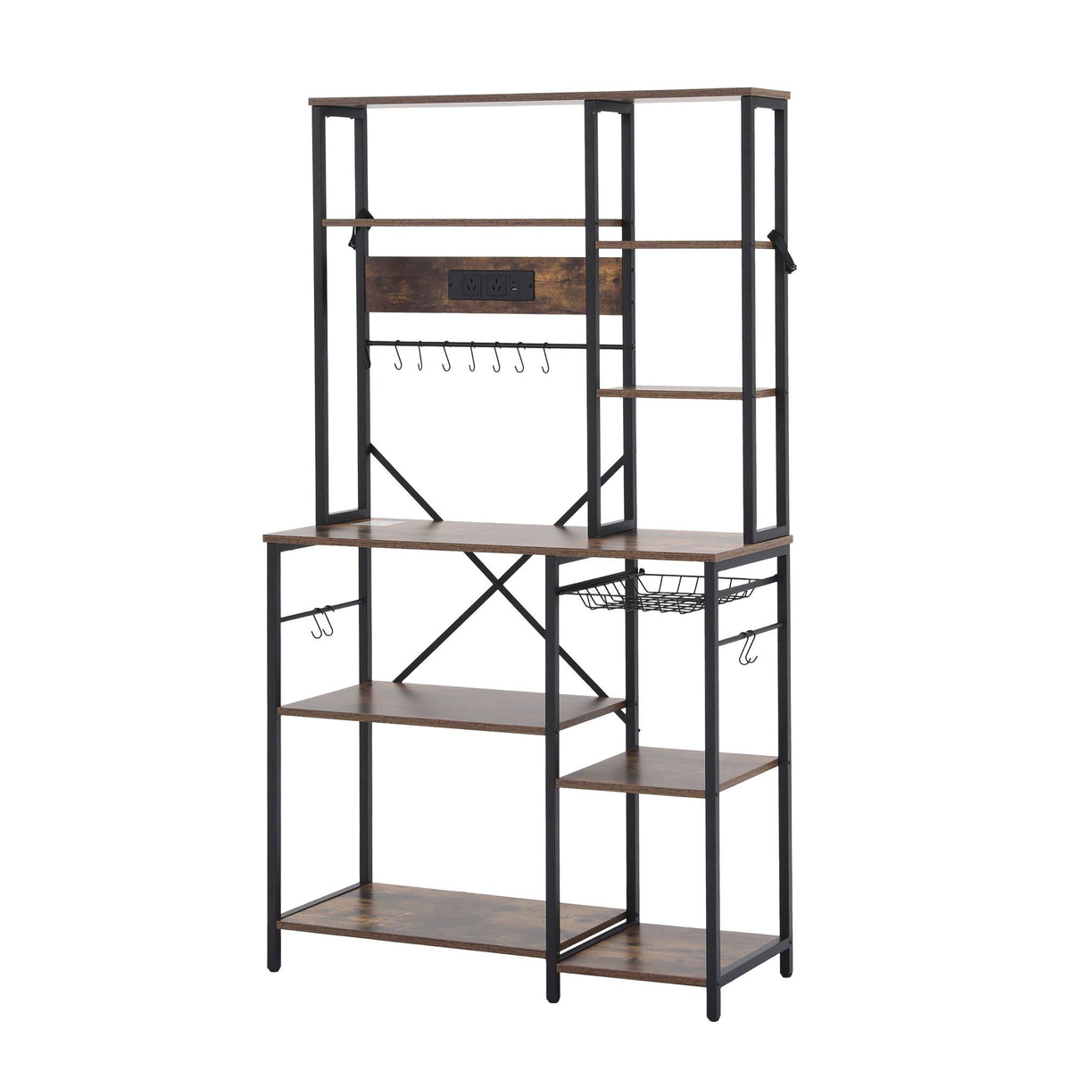Artiss Microwave Kitchen Rack with Power Outlets 96cm x 170cm