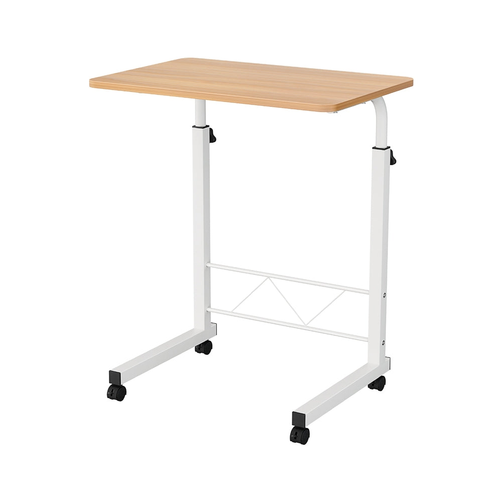 Adjustable 60CM Laptop Desk Table Light Wood