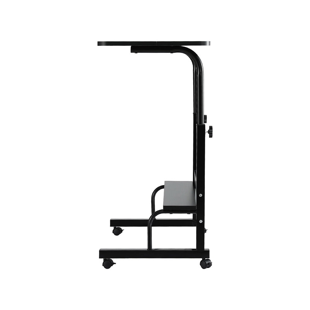 Portable 80CM Sit-Stand Laptop Desk Height Adjustable Black
