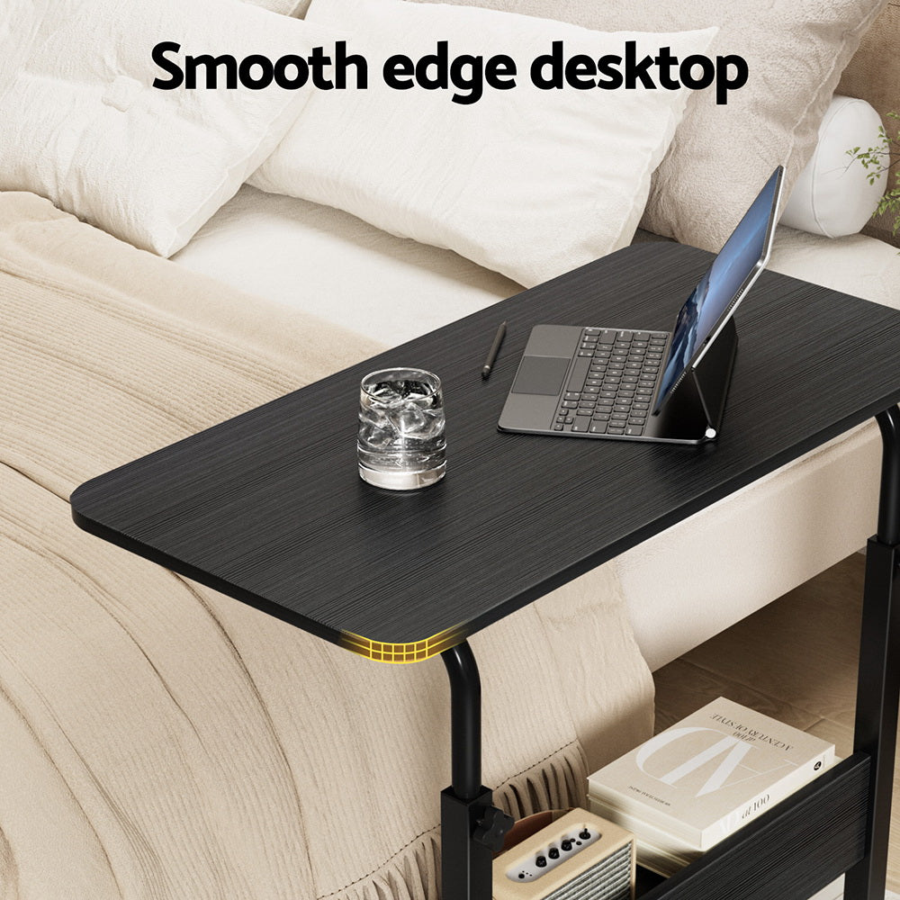 Portable 80CM Sit-Stand Laptop Desk Height Adjustable Black
