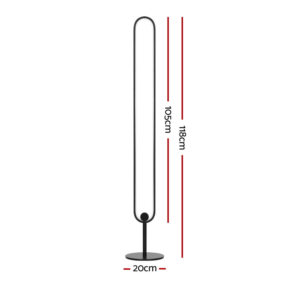 Artiss RGB LED Floor Lamp with Remote Control 118cm