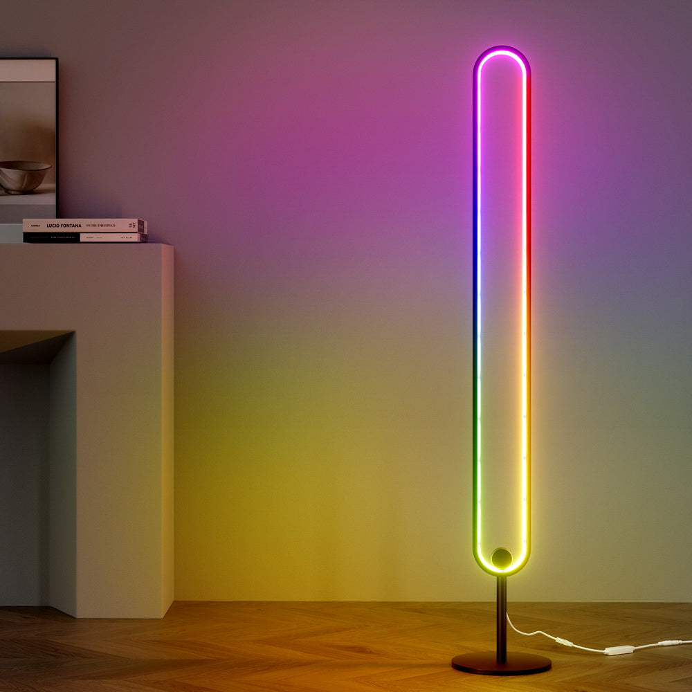 Artiss RGB LED Floor Lamp with Remote Control 118cm