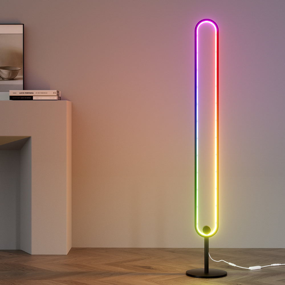 Artiss 118CM RGB LED Floor Lamp Remote Control Gaming Room