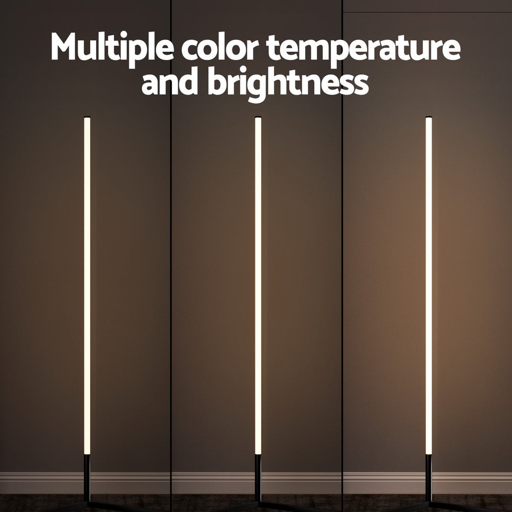 Artiss RGB LED Floor Lamp Remote Control Corner Light 150cm