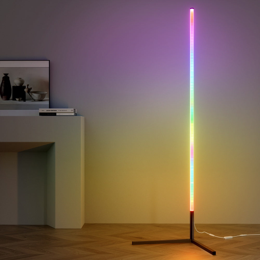 Artiss RGB LED Floor Lamp Remote Control Corner Light 150cm