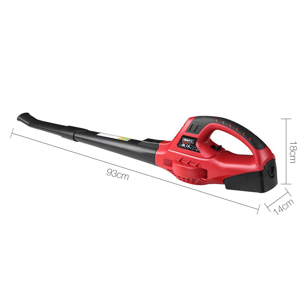 Giantz 20V Cordless Leaf Blower 2-Speed Lithium Battery Garden Tool