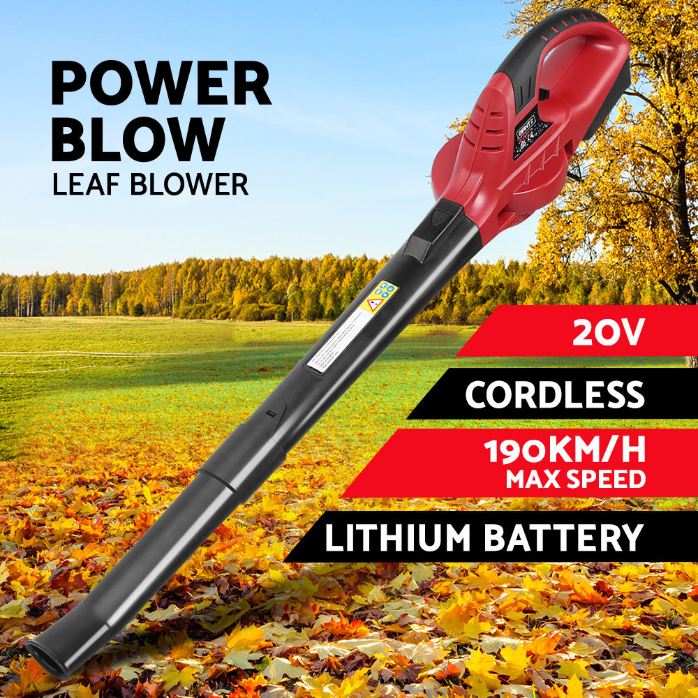 Giantz 20V Cordless Leaf Blower with Lithium Battery